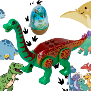 Fichas Armables Dinosaurio en Huevo