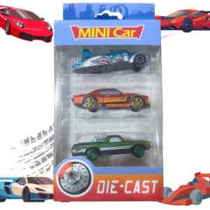 Set de Carros Metálicos x3