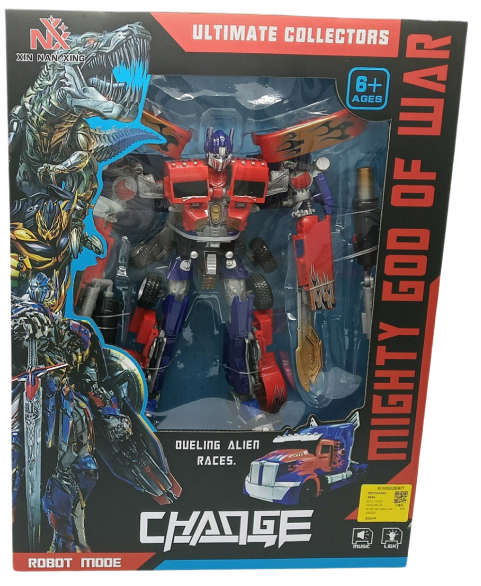 Robot Transformable Gigante Rojo y Azu - Image 2