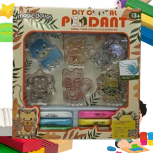 Set de Plastilina con Moldes de Animales