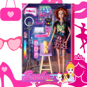 Muñeca  la Influencer con mascota