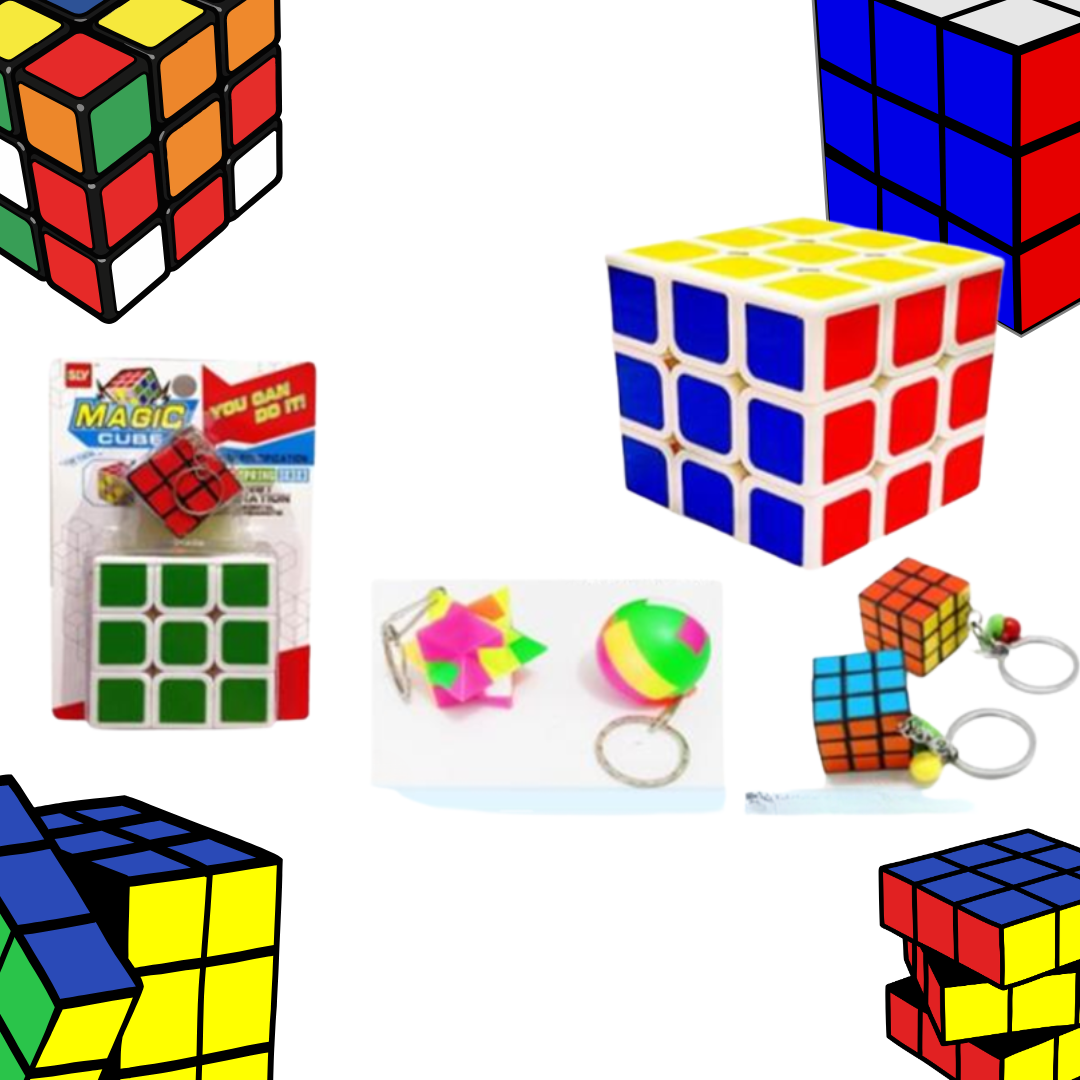Set de Cubo Rubik Grande y Pequeño