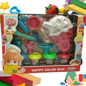 Set de Plastilina con Moldes de Heladería