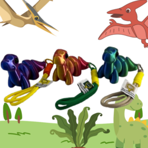 Llavero Dinosaurio 3D – Diseño Divertido