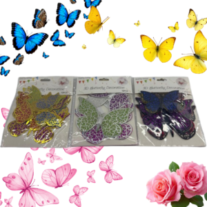 Set de Mariposas Decorativas x12