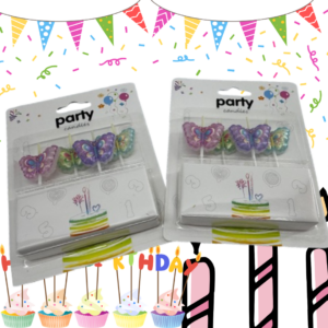 Set de Velas Mariposas x4