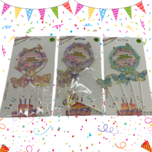 Topper para Tortas “Feliz Cumpleaños”