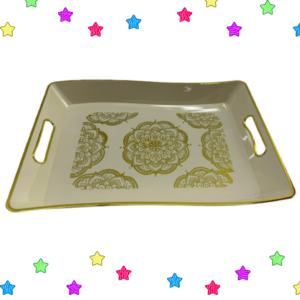 Bandeja para Pasabocas de Plástico