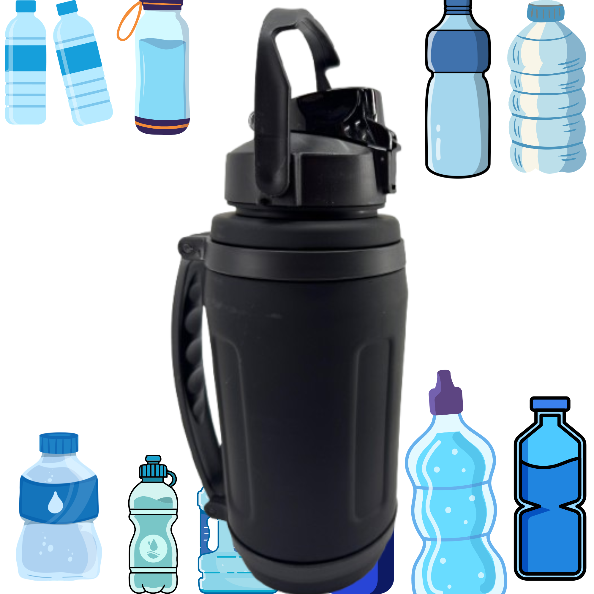 Termo Plástico 2200 ml – Gran Capacidad