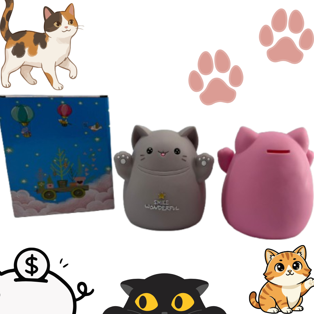 Alcancía Modelo Gato tiernos