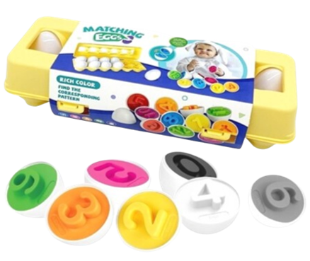 Huevos Didácticos x12 Números - Image 2