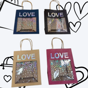 Bolsa de Regalo Papel Kraft con Ventana