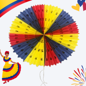 Abanico Bandera Colombia