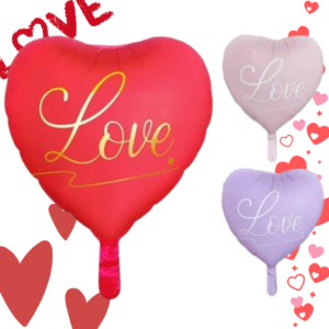 Globo Metalizado Corazón