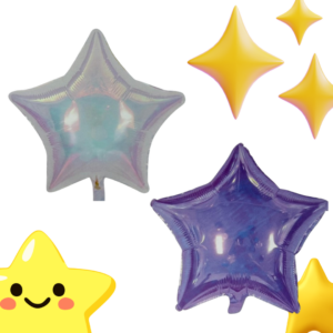 Globo Estrella Tornasol Brillante