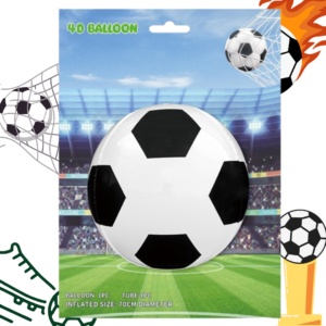 Globo Metalizado Balón de Fútbol