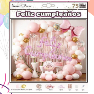 Bouquet de Globos "Feliz Cumpleaños"