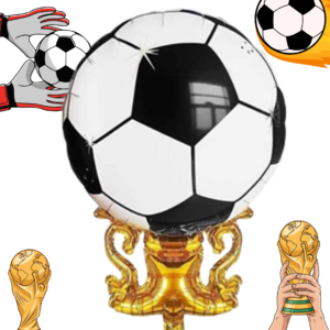 Globo Metalizado Balón con Trofeo