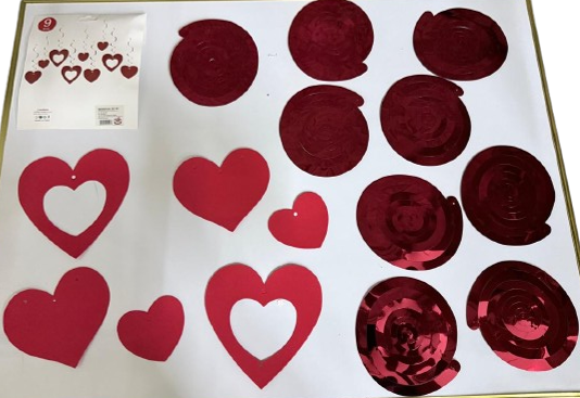 Set de Espirales de Corazón x 9 Piezas - Image 2