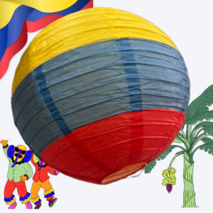 Globo Chino Bandera Colombia