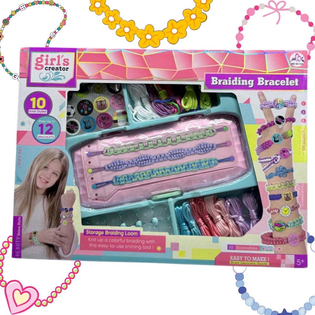 Set de Niñas para Hacer Brazaletes