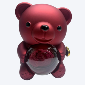 Estuche de Oso con Rosa Eterna