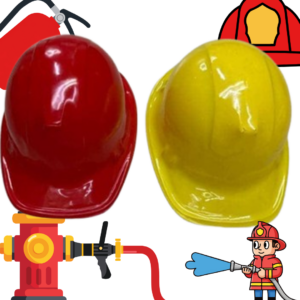 Casco de Bombero  colorido