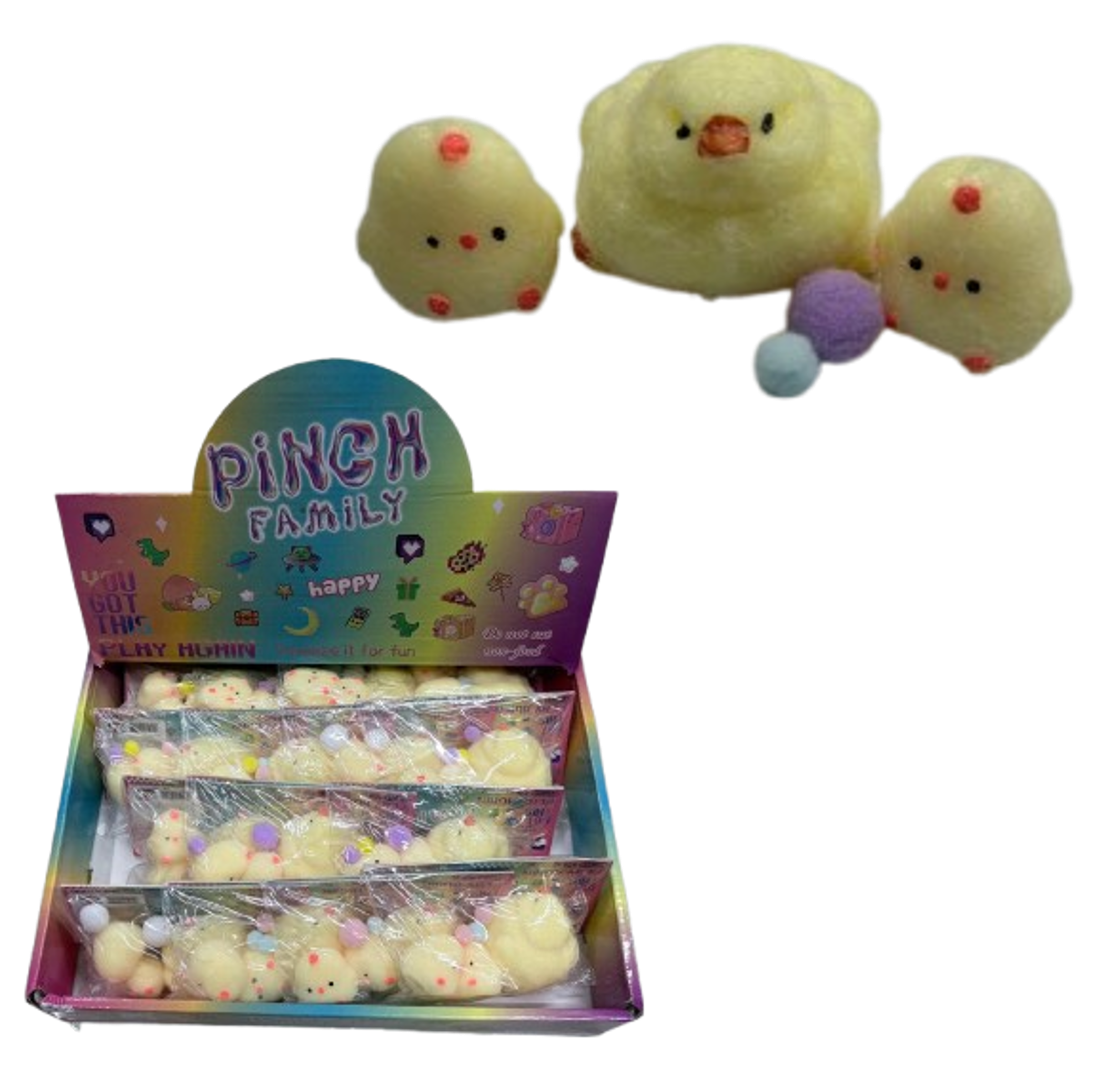 Squishy Pollito – Antiestrés - Image 2