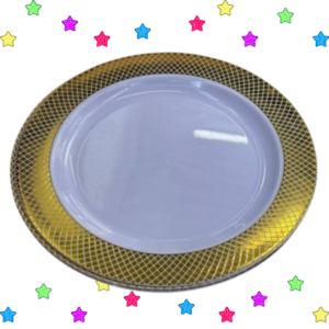 Set de 6 Platos de Plástico