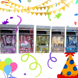 Mantel Metalizado "Feliz Cumpleaños"