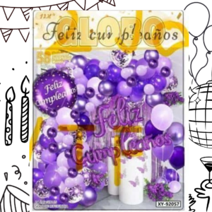 Bouquet de Globos "Feliz Cumpleaños"