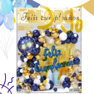 Bouquet de Globos Feliz Cumpleaños