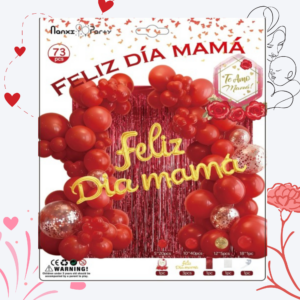Bouquet de Globos "Feliz Día Mamá"