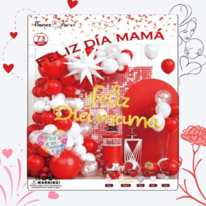 Bouquet de Globos "Feliz Día Mamá"