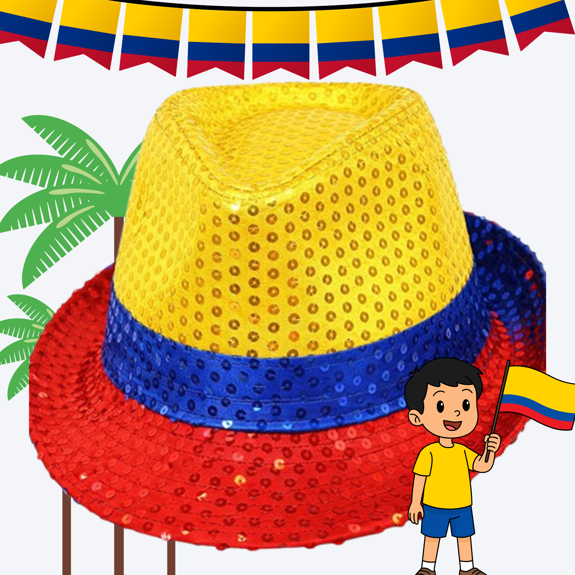 Sombrero Tricolor Colombia