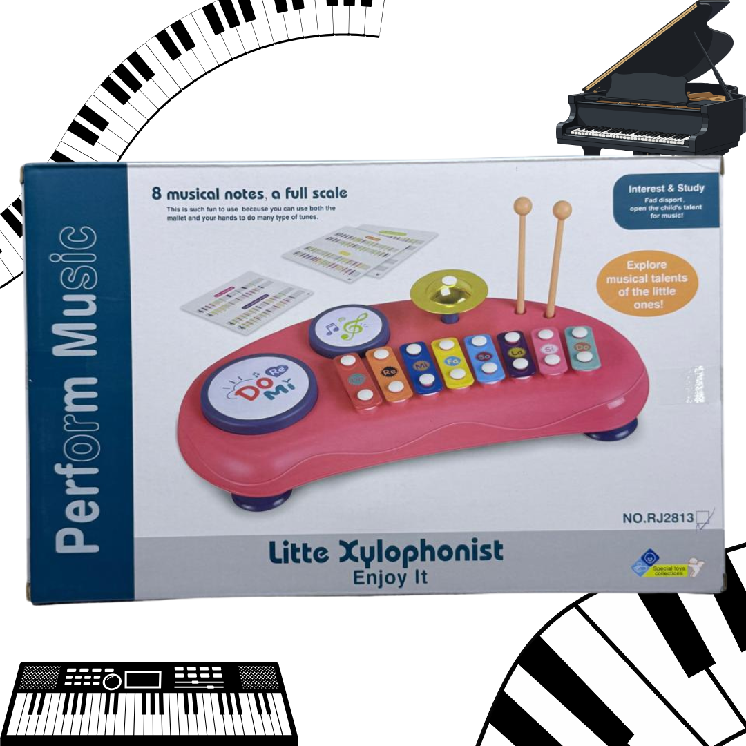 Set Xilófono: Mi Primer Instrumento de Percusión Musical