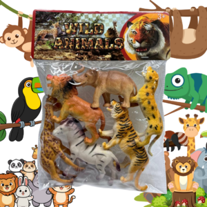 Set Animales Salvajes: Colección de Especies de la Selva y Sabana